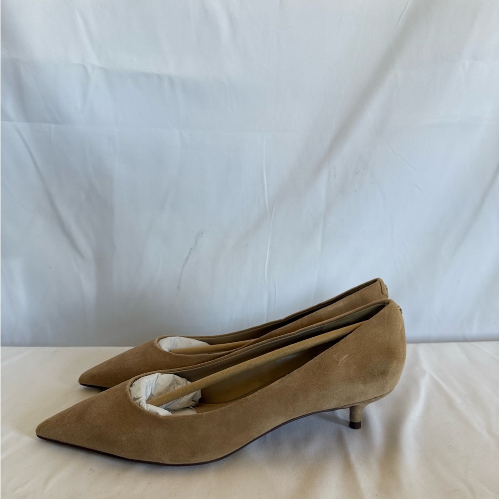 Sam Edelman Camel Suede Kitten Heels - Picture 4 of 9